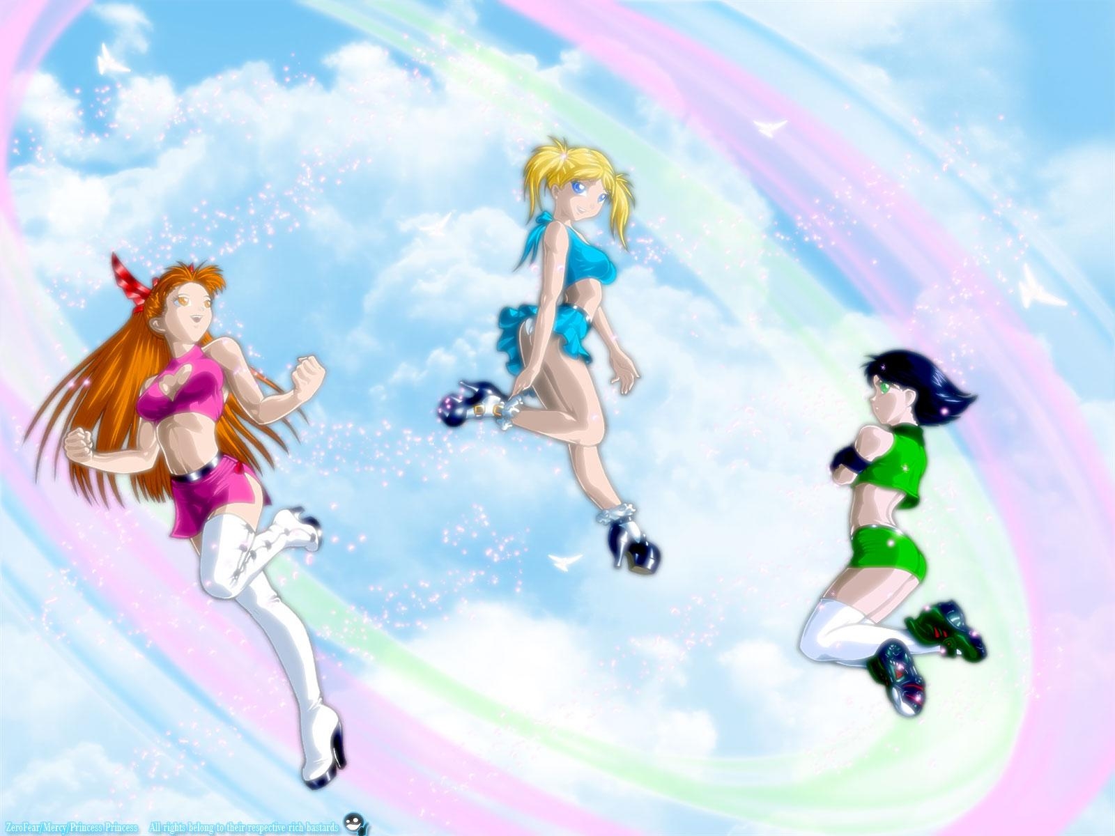 1600x1200 Powerpuff Girls Z Wallpaper: PPG Changing Seasons, Desktop