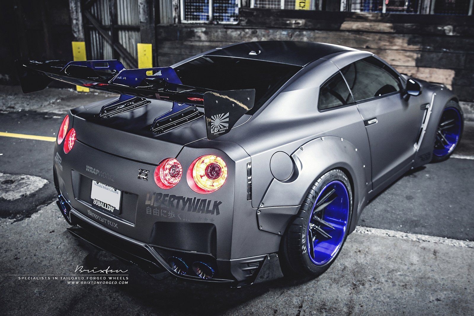 1600x1070 Brixton Forged Wheels Liberty Walk nissan gtr coupe cars wallpaper, Desktop