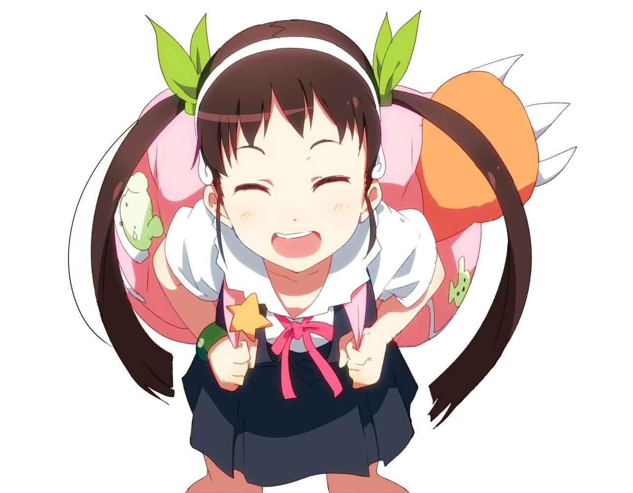 1290x1000 Fanart Mayoi Hachikuji from Bakemonogatari, Desktop