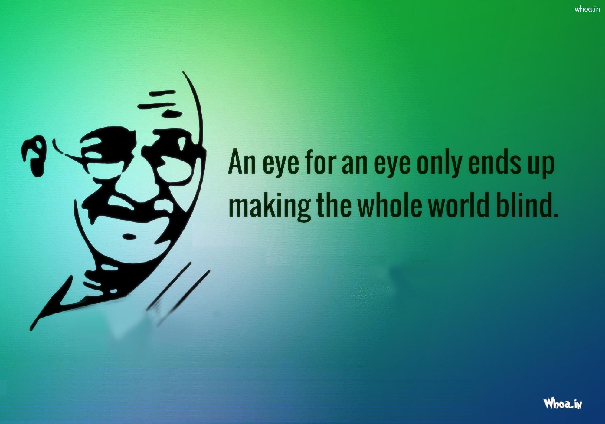 2000x1400 Mahatma Gandhi Jayanti Quote Wallpaper, Desktop