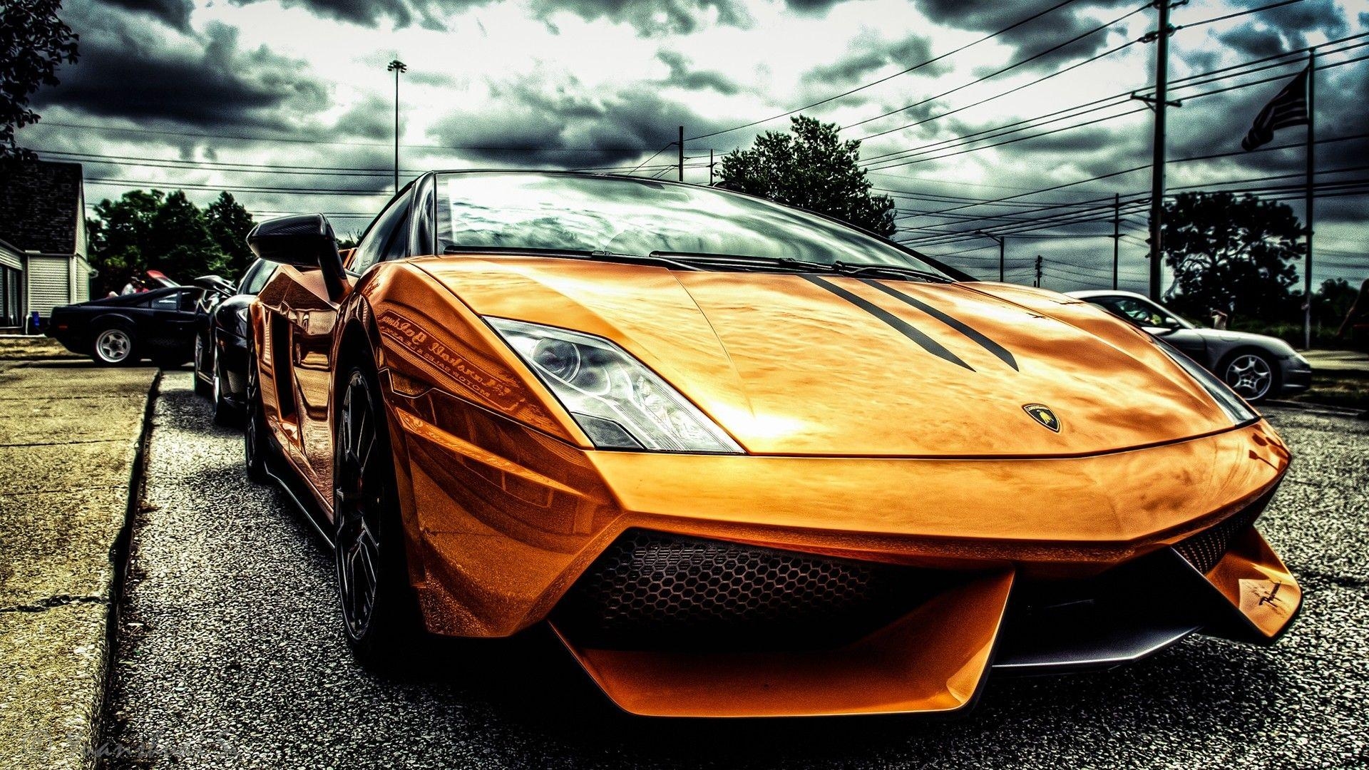 1920x1080 Gold Lamborghini HD Wallpaper Id For Mobile High Resolution, Desktop