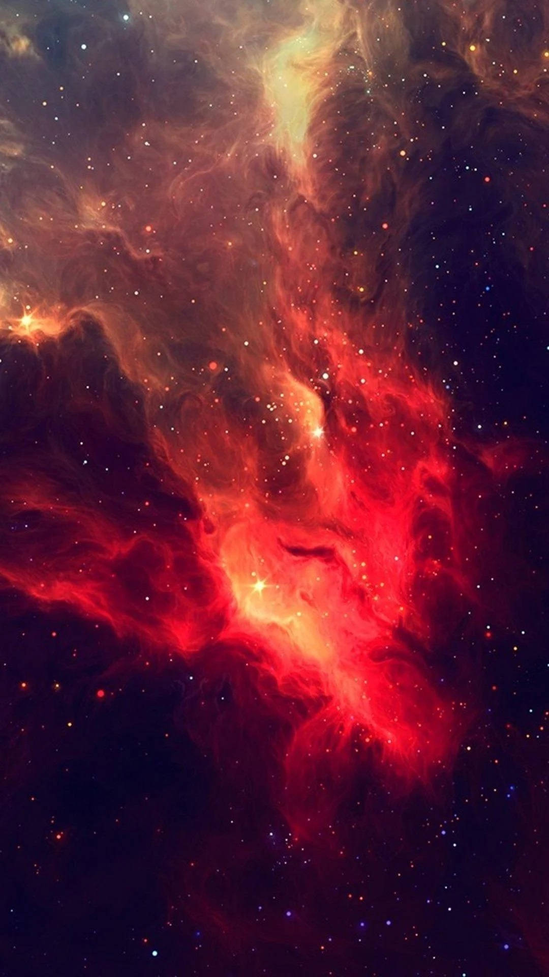 1080x1920 Download Magical Galaxy Red iPhone Wallpaper, Phone