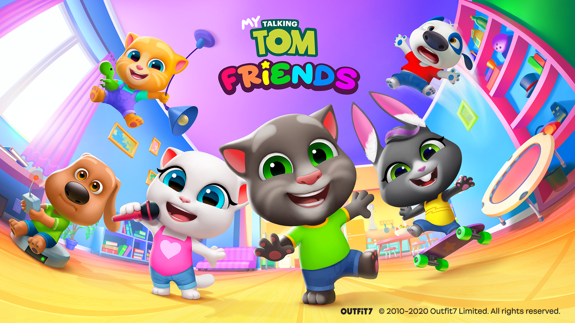 1920x1080 My Talking Tom Friends, Desktop