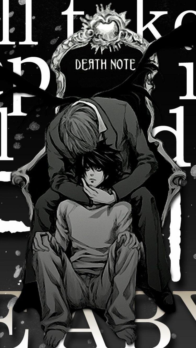 750x1340 Anime Death Note () Wallpaper, Phone