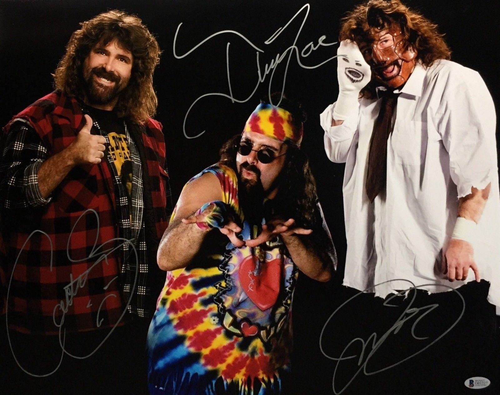 1600x1270 Mick Foley Signed 16x20 Photo 'Cactus Jack Dude Love *Socko WWE ECW, Desktop