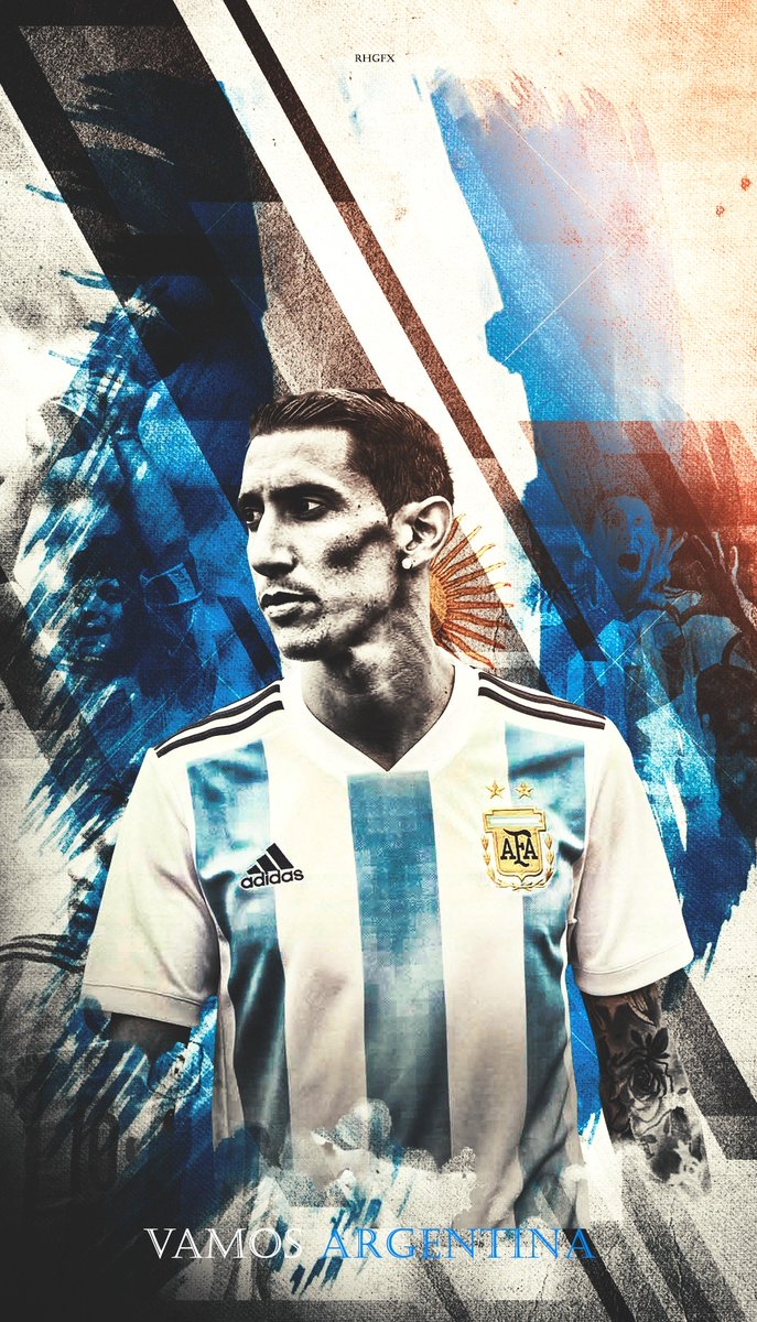 690x1200 RHGFX -.Angel Di Maria X. Wallpaper. #argentina #WC2018, Phone