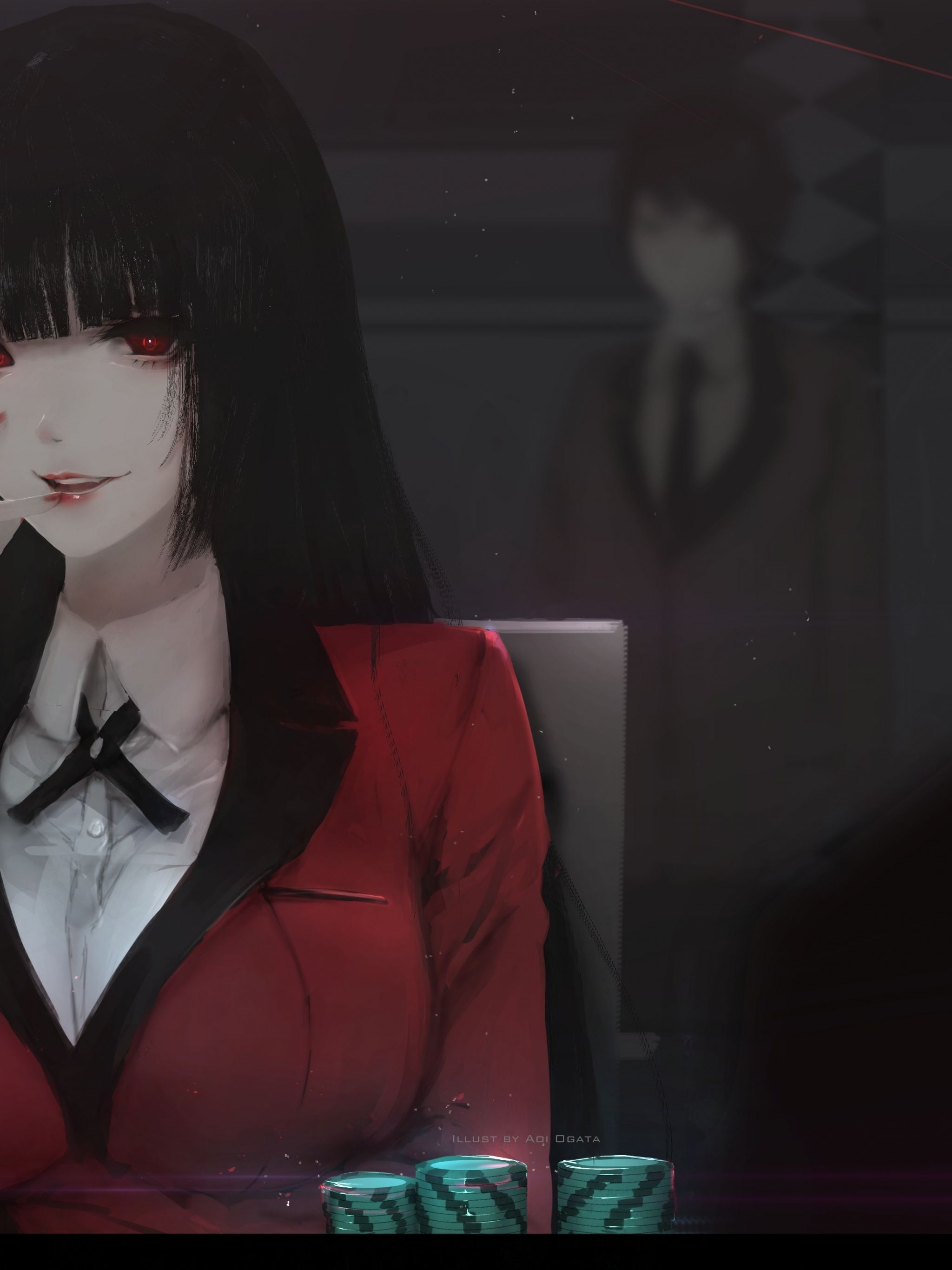 2050x2740 Free download 126 Yumeko Jabami HD Wallpaper Background Image, Phone