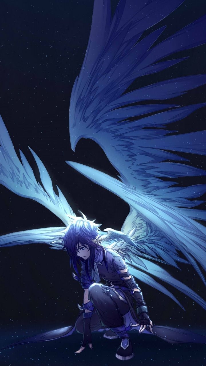 720x1280 Margesh, mournfulwizard. Fille ange animé, Garçon, Phone