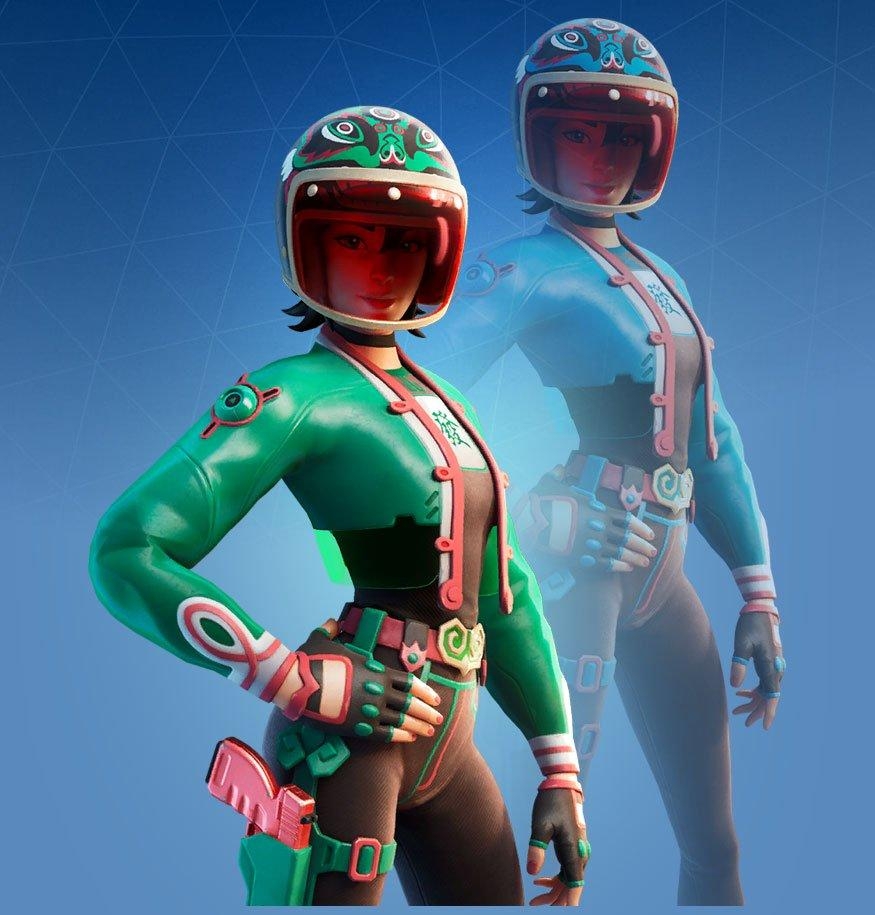 880x920 Jade Racer Fortnite wallpaper, Phone