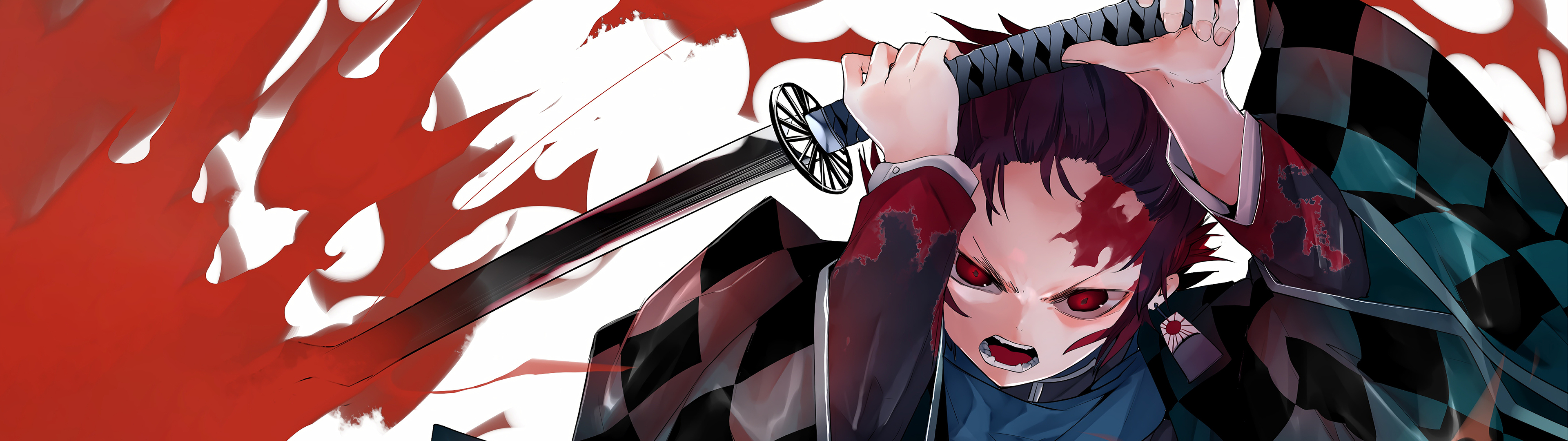 3840x1080 Kimetsu No Yaiba Dual Monitor Wallpaper Free Kimetsu No Yaiba Dual Monitor Background, Dual Screen