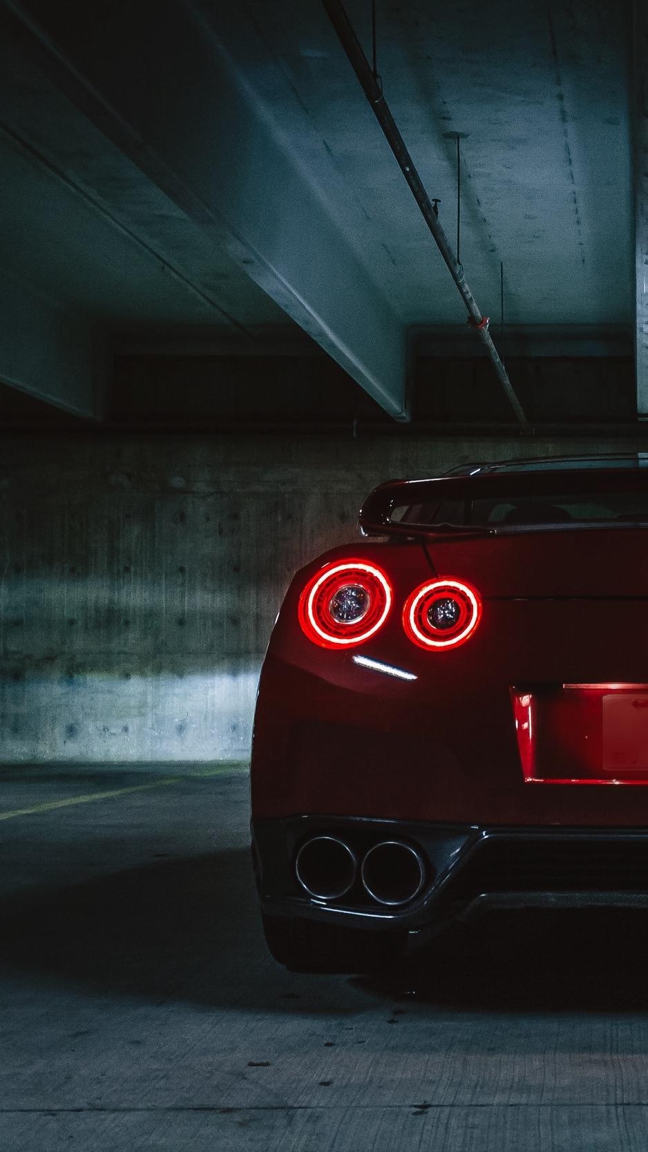 940x1670 Download wallpaper  nissan gtr, nissan, headlights, Phone