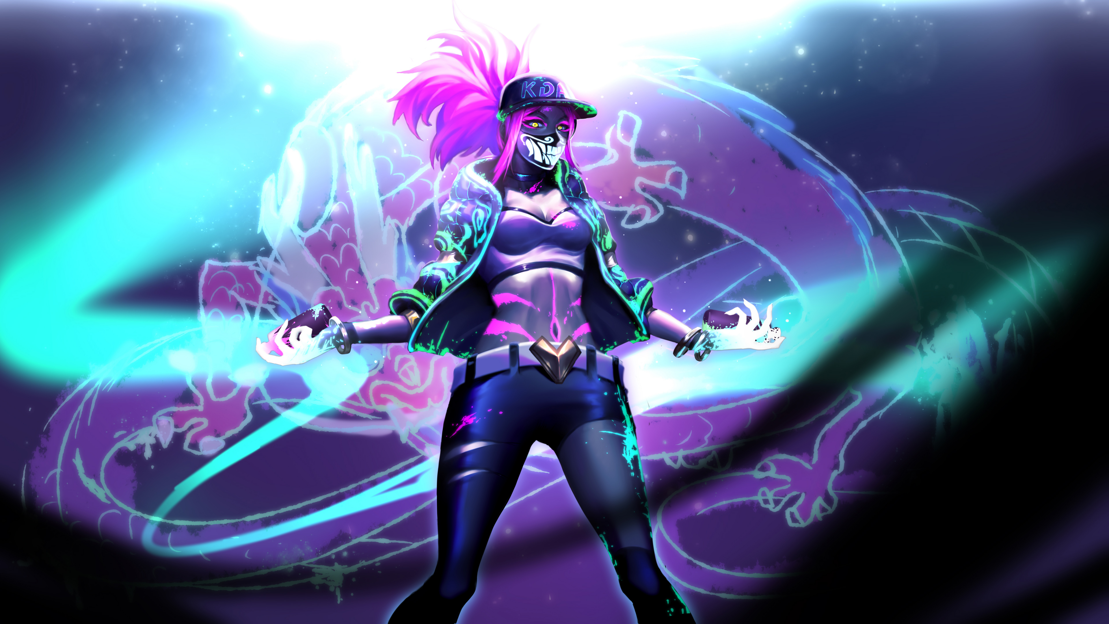 3840x2160 K DA Akali, Desktop