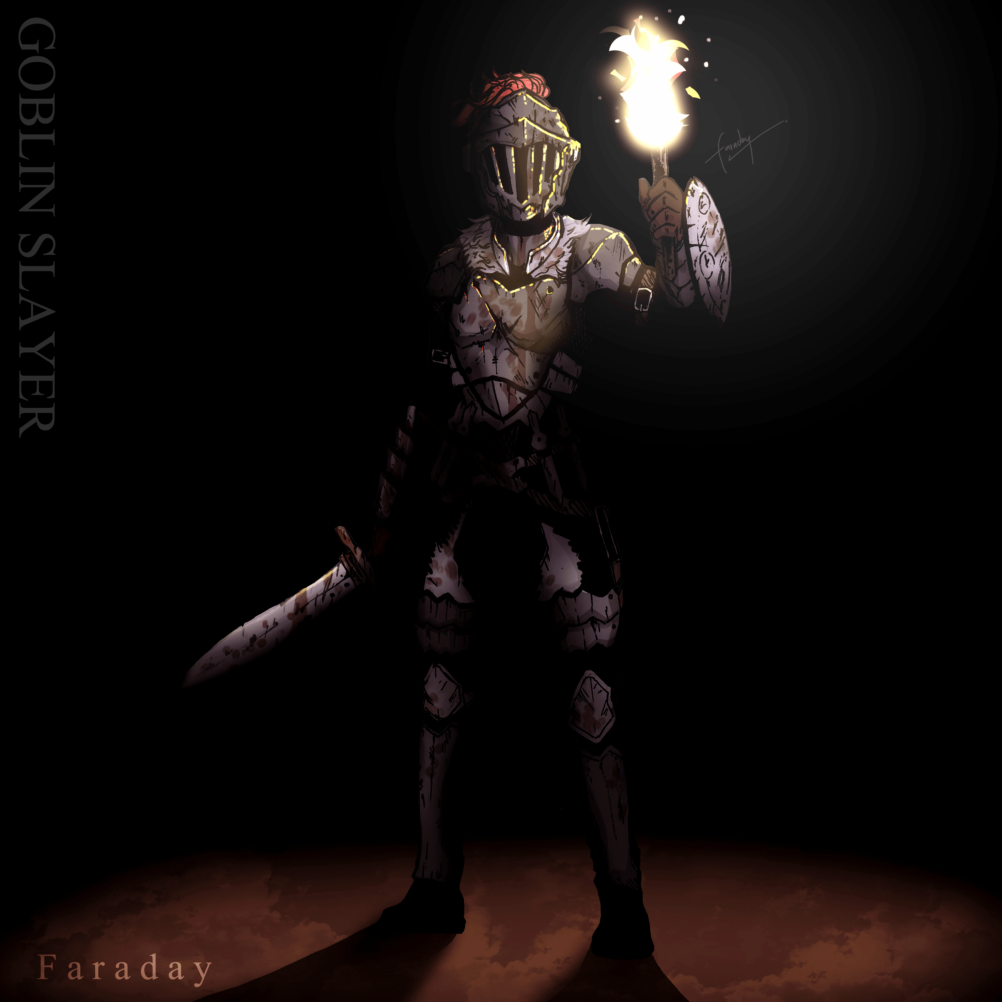 3500x3500 days left bois. by Faraday. (Goblin Slayer), Phone