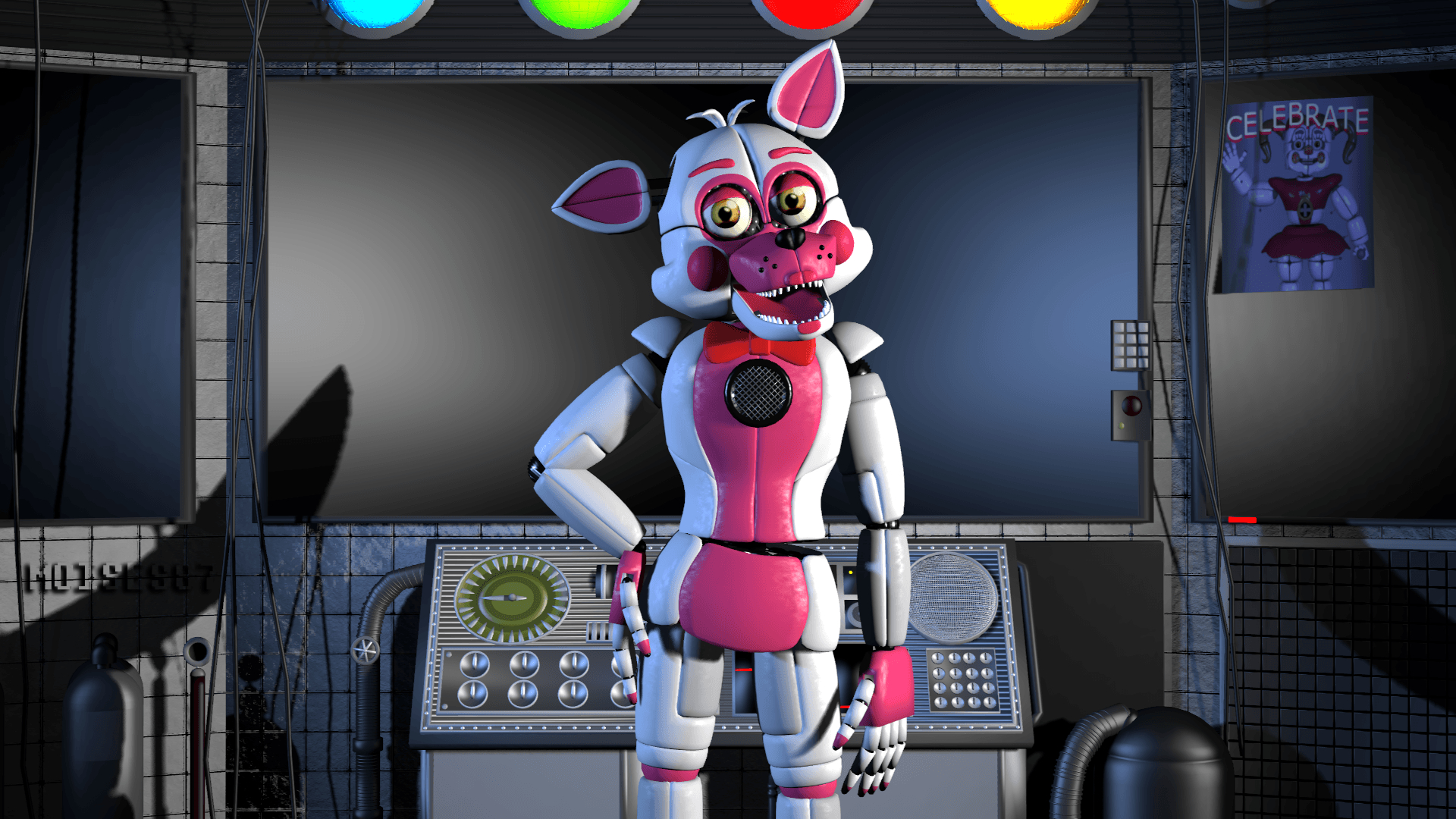 1920x1080 Cartoon Funtime Foxy. Five Nights At Freddys Roleplay, Desktop