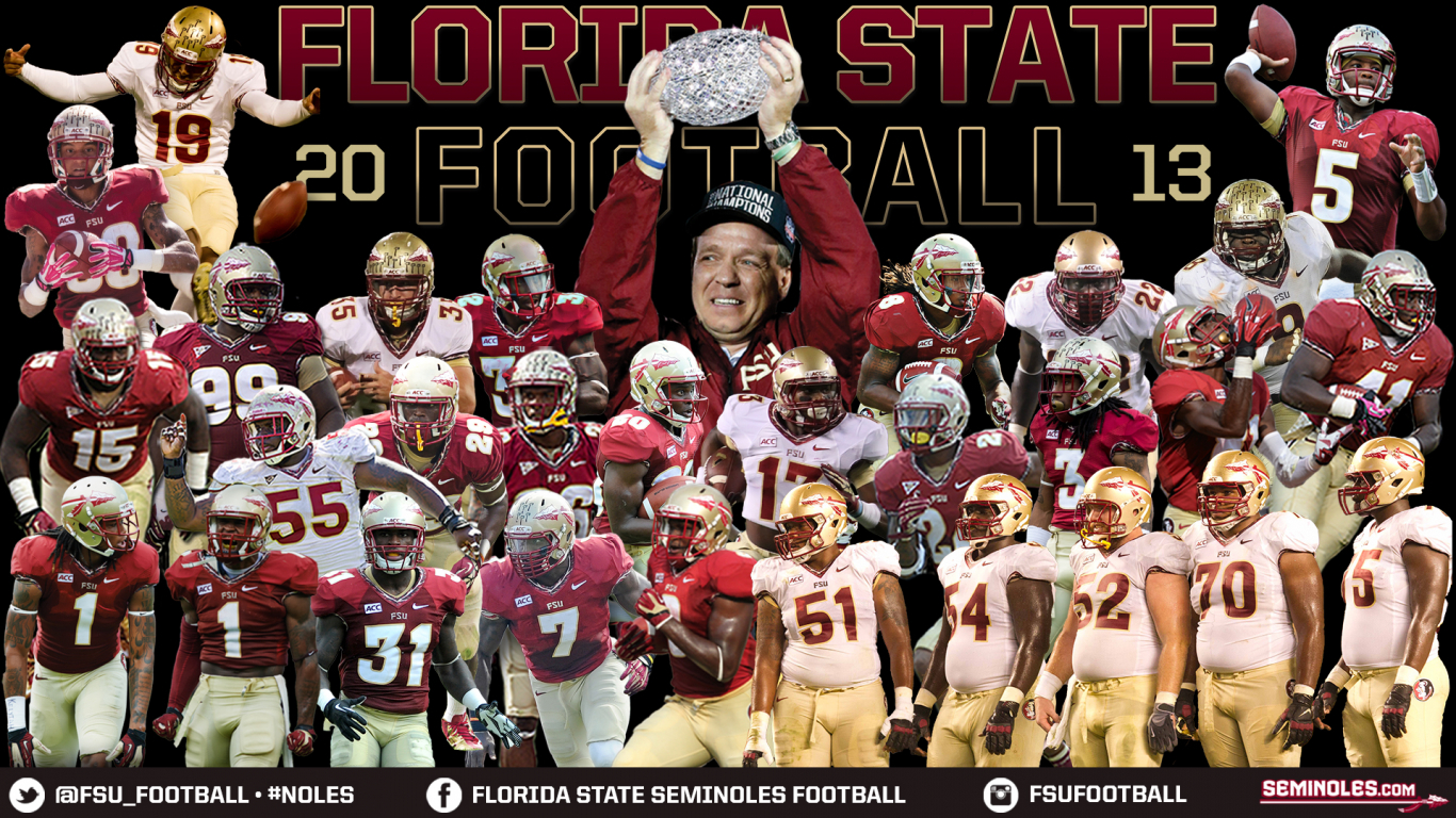 1370x770 Free download FSU Football National ChampionsRecord Breakers Football National [1920x1080] for your Desktop, Mobile & Tablet. Explore FSU National Championship Wallpaper FSU Football Wallpaper, Free Florida State Seminoles, Desktop