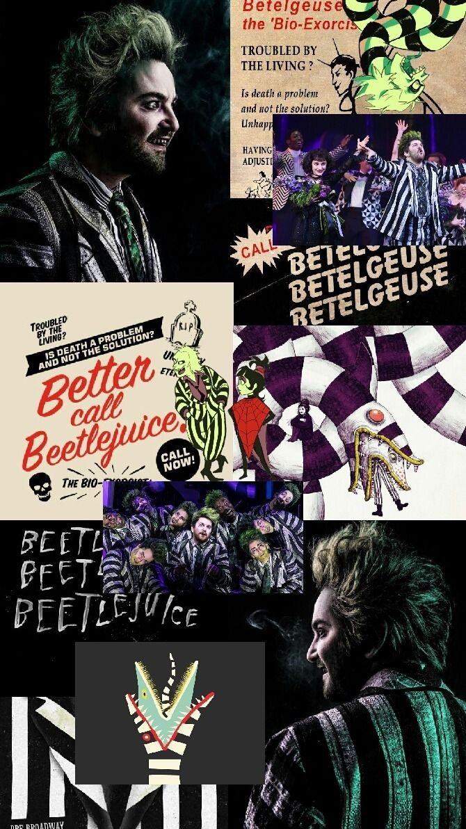 670x1200 Beetlejuice broadway wallpaper. Musical, Phone