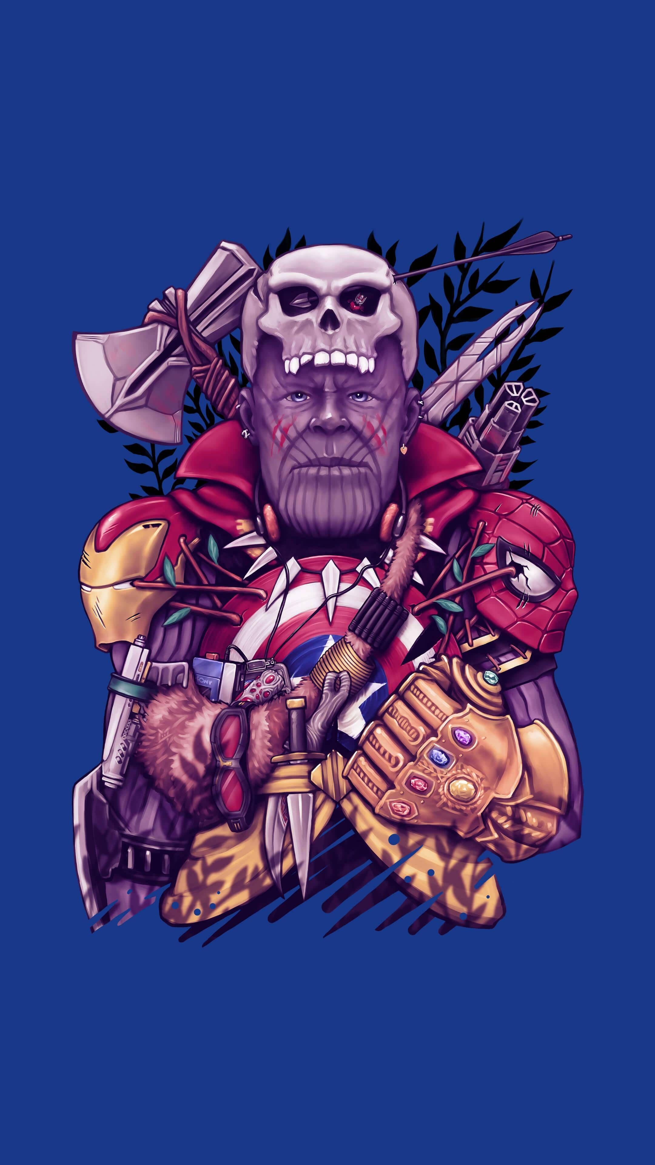 2160x3840 Wild Thanos iPhone Wallpaper. Marvel. Marvel wallpaper, Avengers, Phone