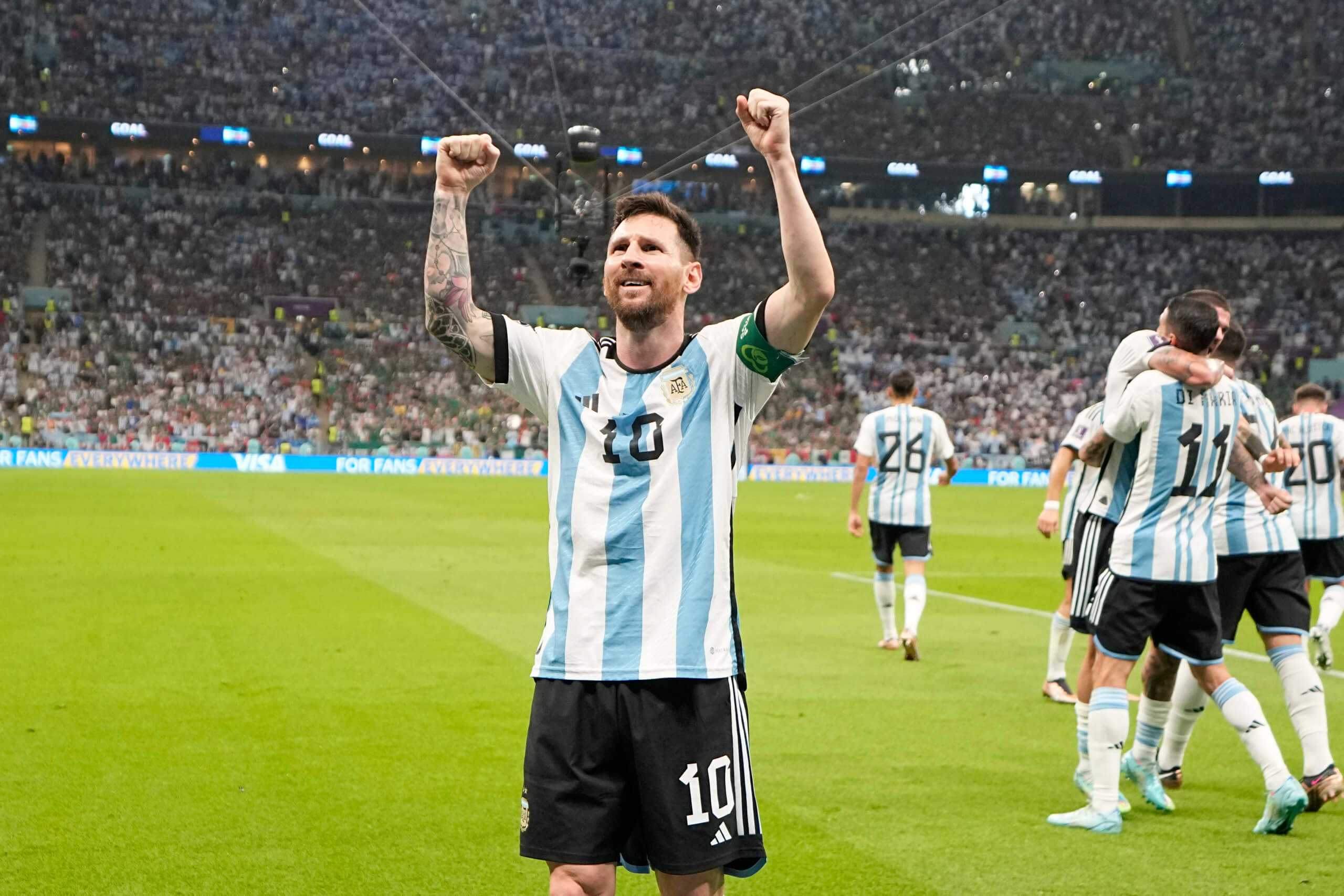 2560x1710 World Cup Group C: Lionel Messi Helps Keep Argentina Alive In 2 0 Win Over Mexico, Desktop