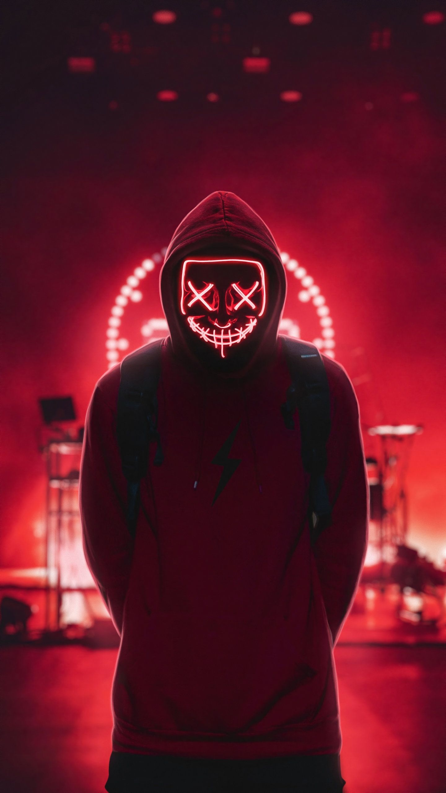 1440x2560 Neon Man 4K, HD Photography Wallpaper Photo and Picture ID, Phone