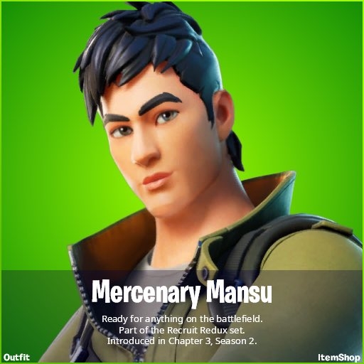 520x520 Mercenary Mansu Fortnite wallpaper, Phone