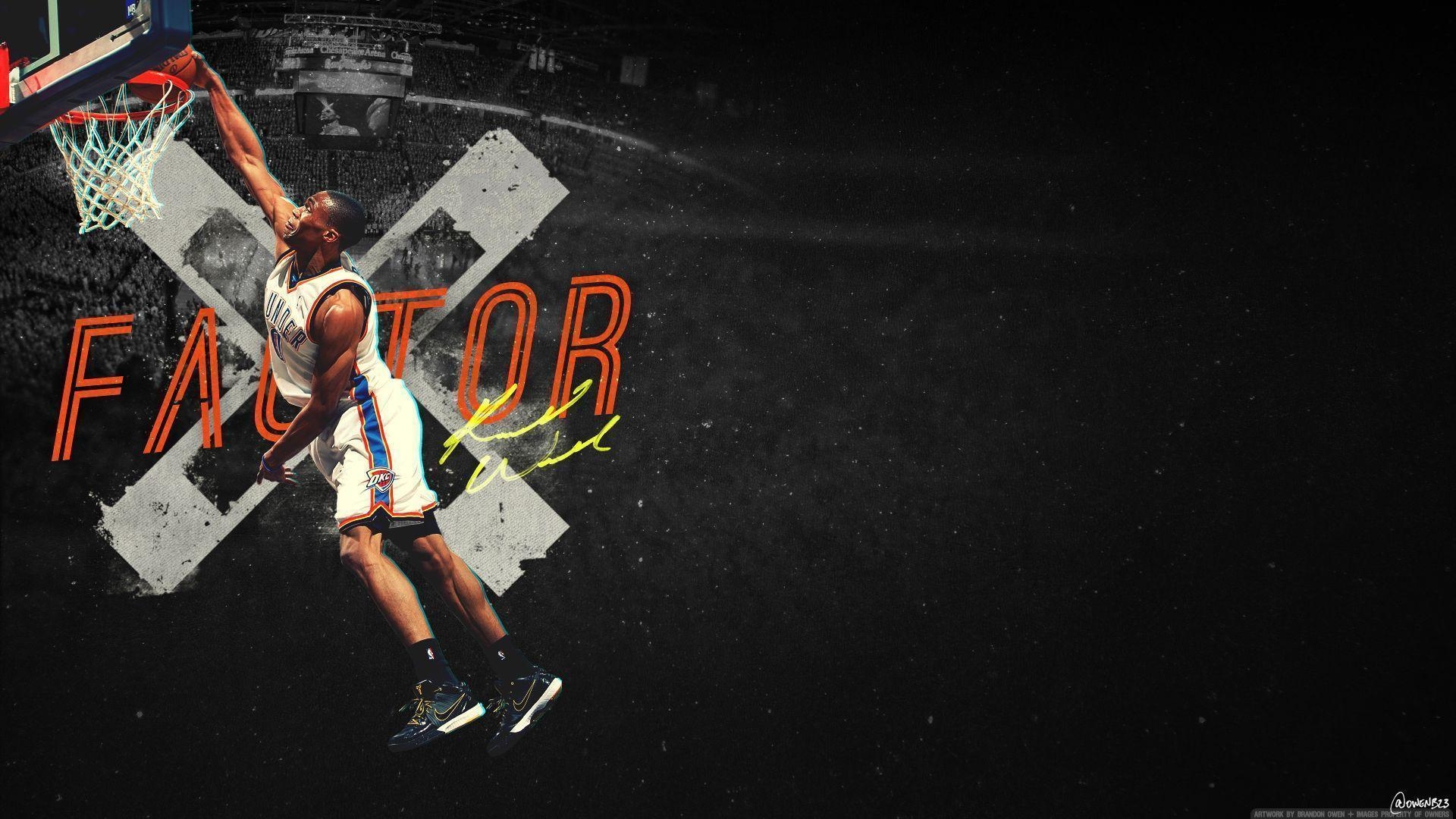 1920x1080 Russell Westbrook Dunking Wallpaper HD, Desktop