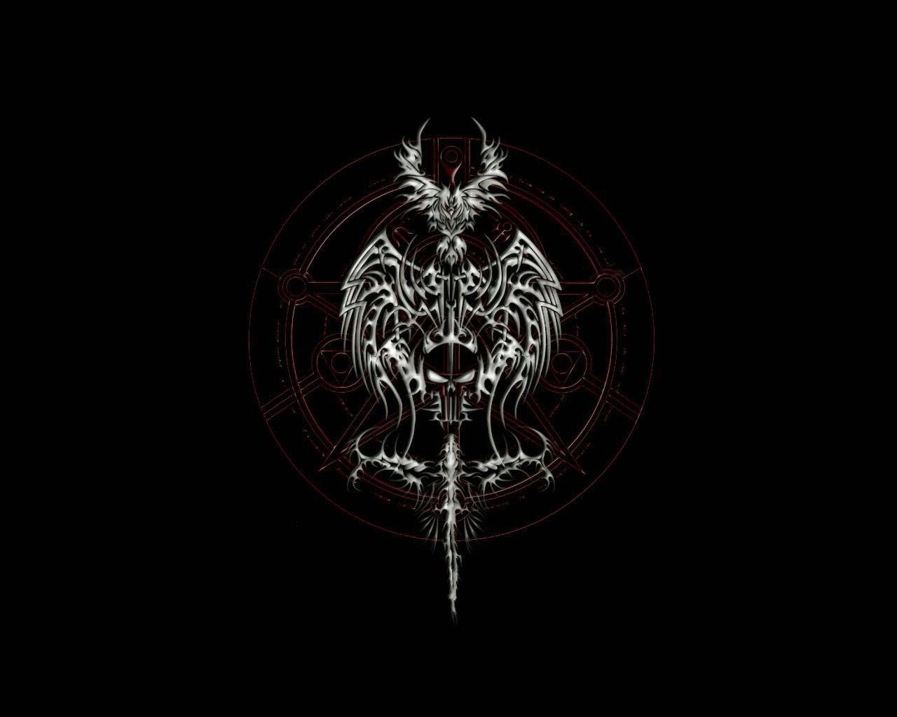 1280x1030 Symbol Of Death Dark Gothic HD Wallpaper. Cool HD Wallpaper, Desktop