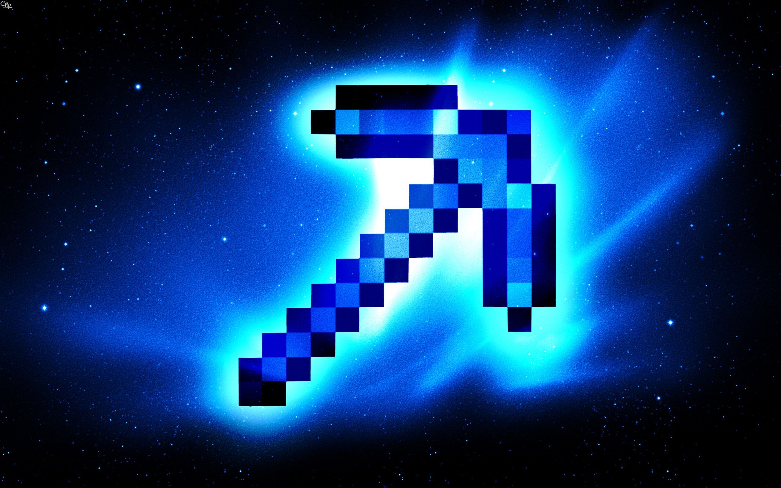 2560x1600 Dantdm Fanart Blue Minecraft Background, HD Wallpaper, Desktop