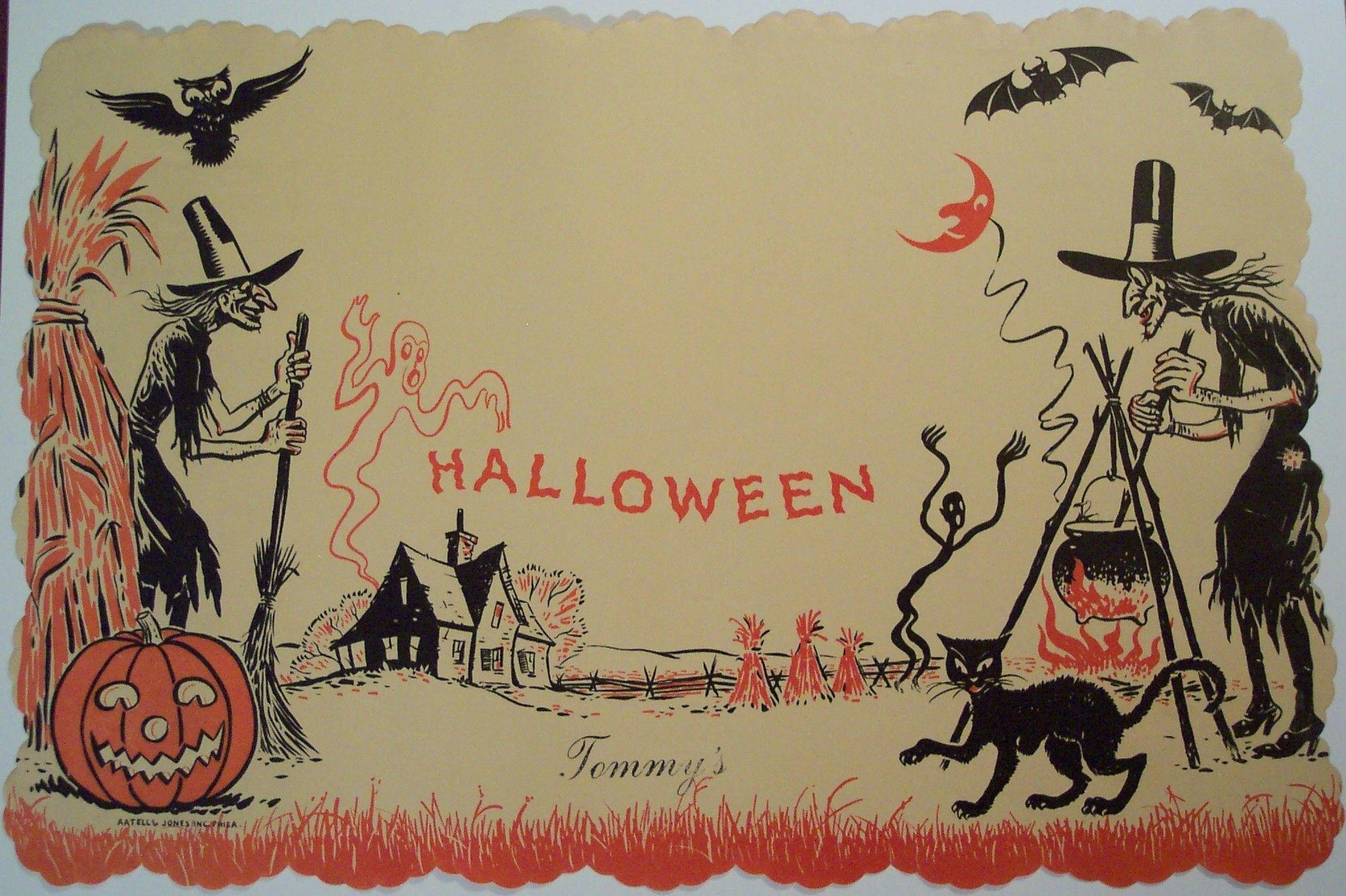 2040x1360 Vintage Halloween Wallpaper Free Vintage Halloween Background, Desktop