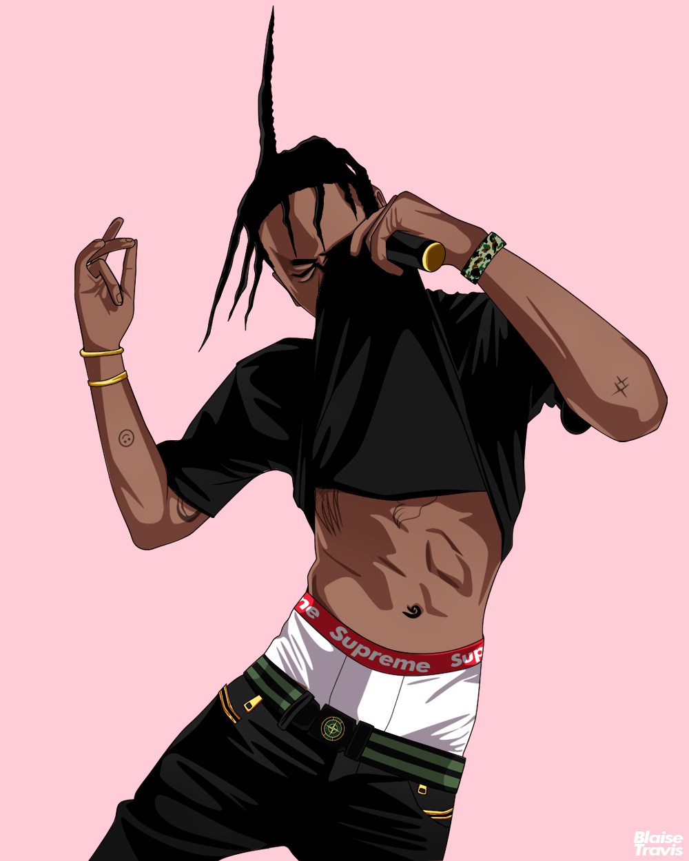 1000x1250 Rapper Cartoons Wallpaper, Phone