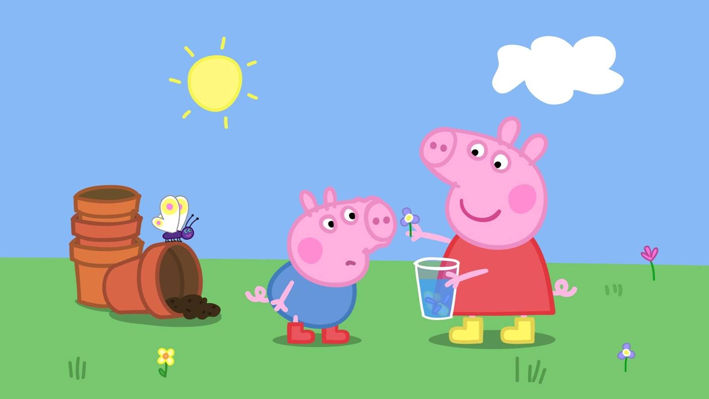 1410x800 Disney HD Wallpaper: Peppa Pig HD Wallpaper, Desktop