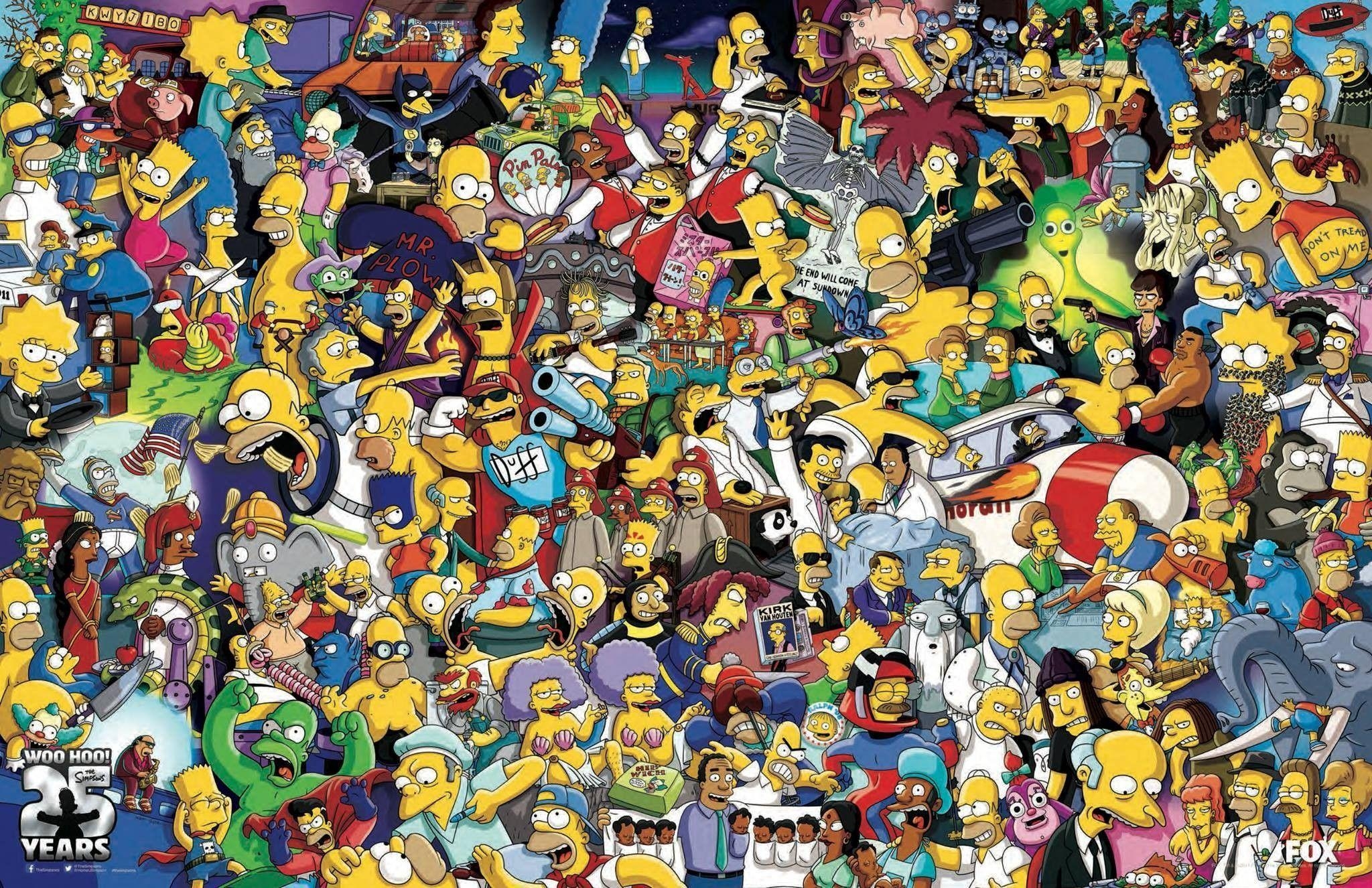 2050x1330 The Simpsons, Homer Simpson, Bart Simpson Wallpaper HD / Desktop, Desktop