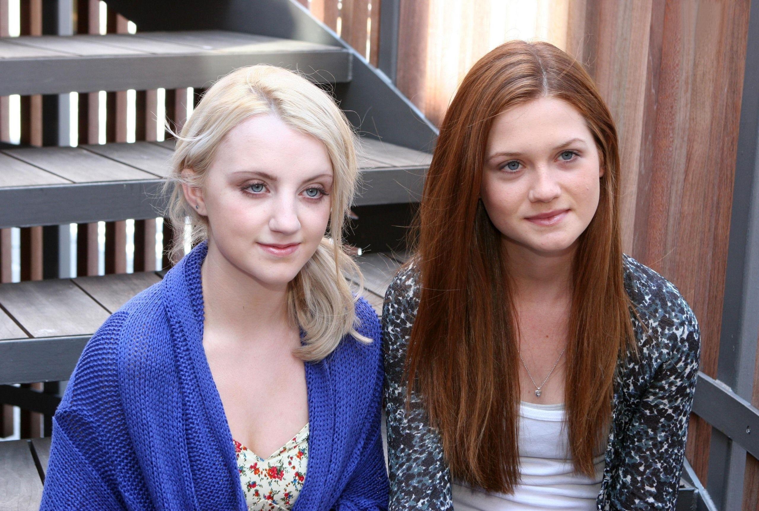 2560x1730 women, Harry Potter, Bonnie Wright, Evanna Lynch wallpaper, Desktop