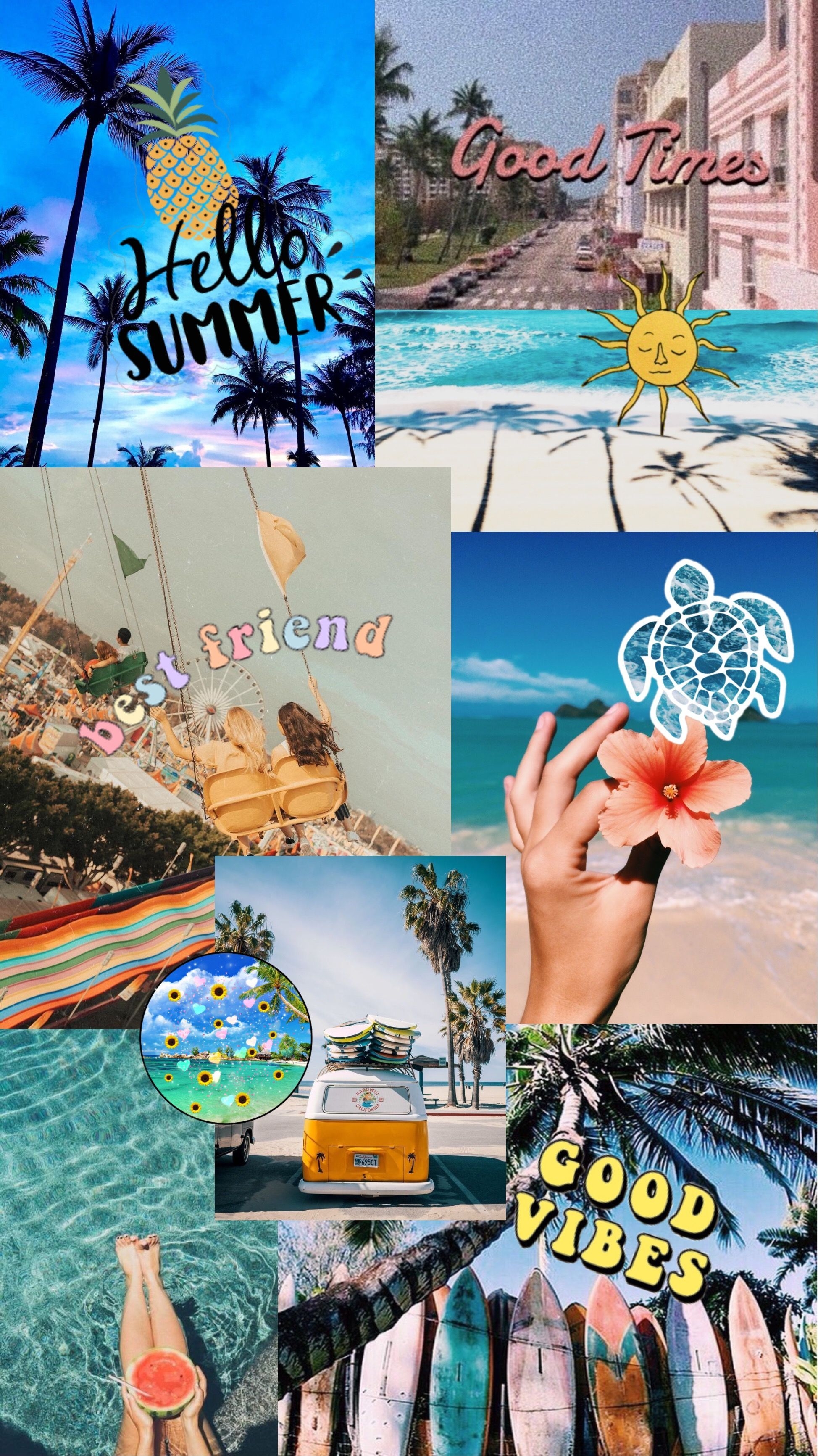 1950x3470 Summer vibes!!. iPhone background wallpaper, Cute wallpaper, Aesthetic iphone wallpaper, Phone