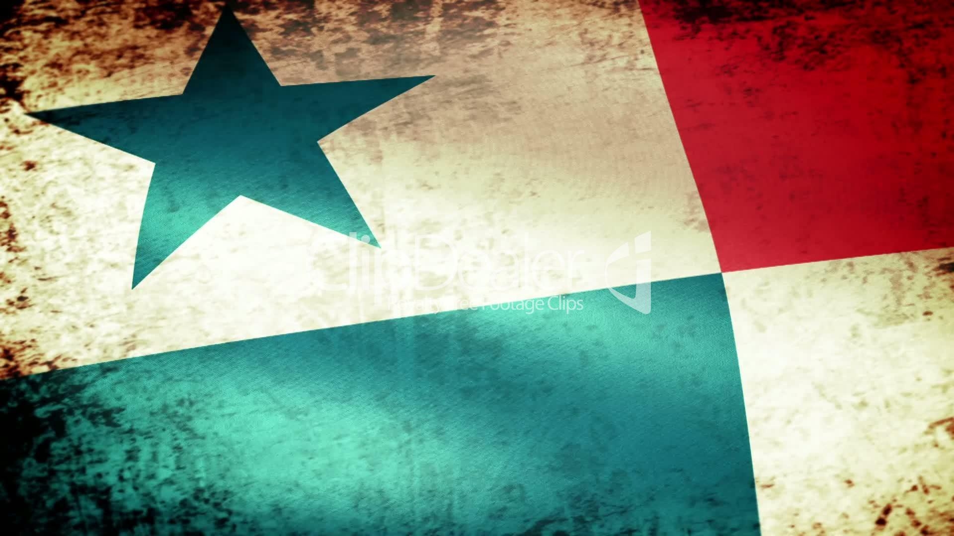 1920x1080 Panama Flag Waving, Grunge Look: Royalty Free Video And Stock Footage, Desktop