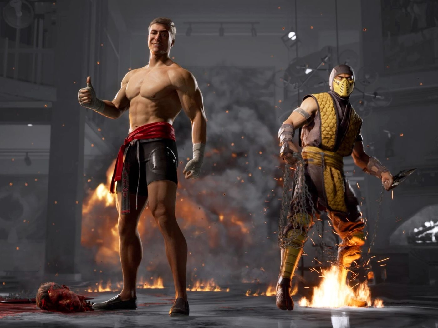 1400x1050 Mortal Kombat 1's Jean Claude Van Damme Johnny Cage Skin Revealed, Desktop