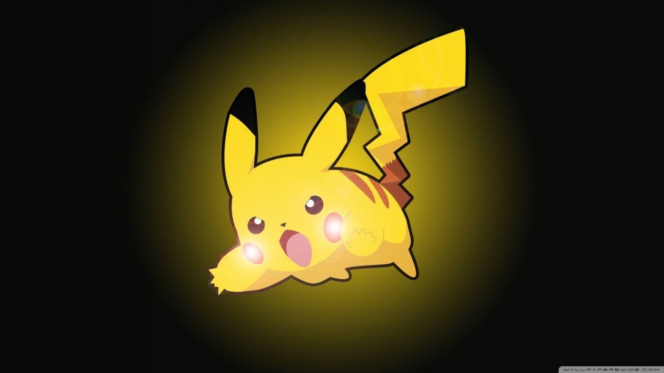 1370x770 Download Pikachu HD Wallpaper. Pikachu wallpaper, Cute pokemon, Desktop