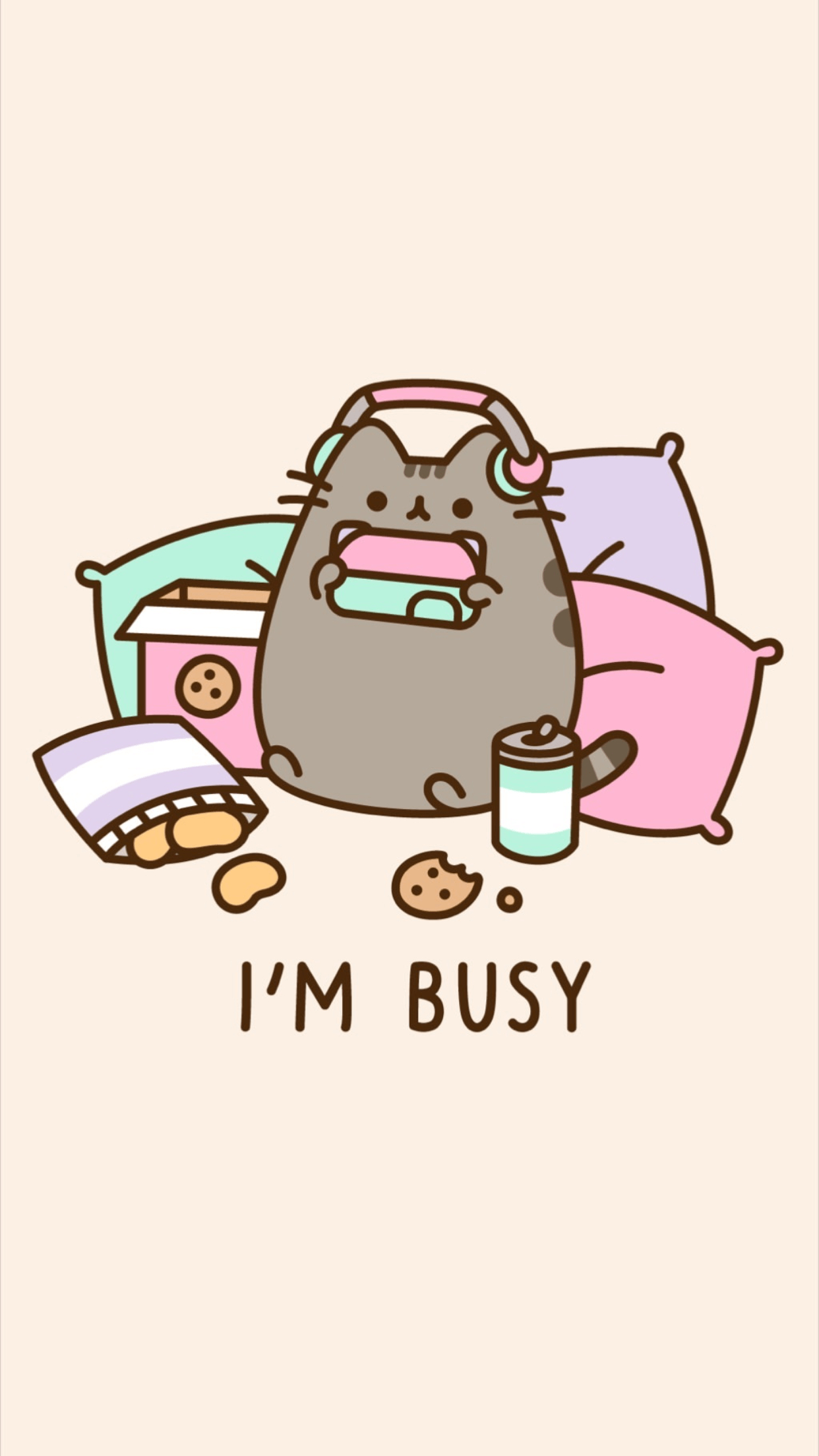 1250x2210 Pusheen. Pusheen cute, Cool wallpaper for phones, Funny phone wallpaper, Phone