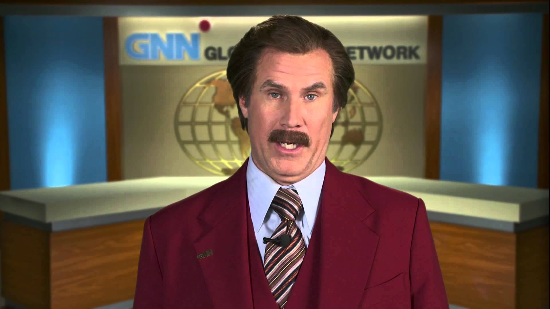 1920x1080 Free download Anchorman 2 Ron Burgundy Will Ferrell Book Greeting, Desktop