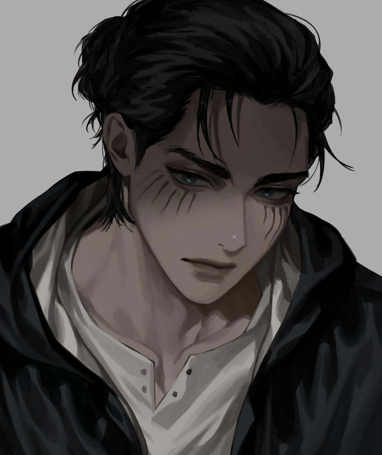 1280x1530 Download Dark And Gloomy Eren Yeager Pfp Wallpaper, Phone