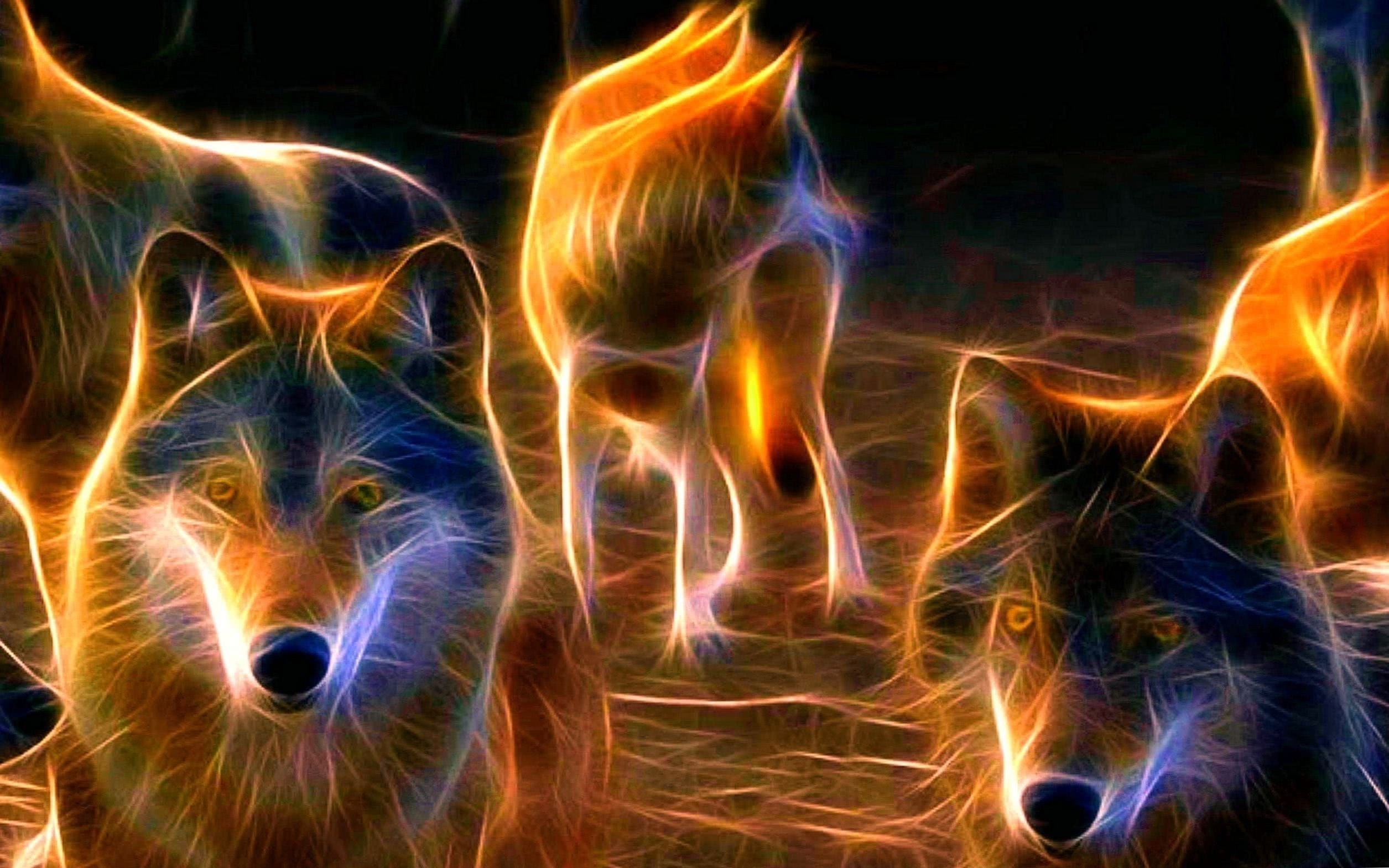 2520x1570 Wolves Pack Wallpaper, Desktop