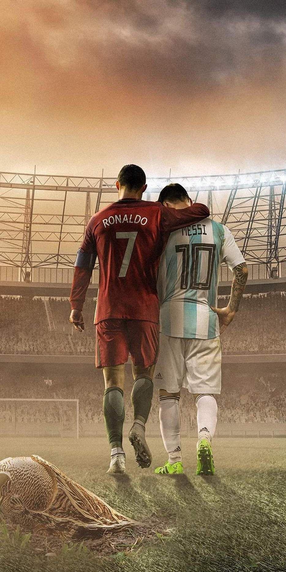 940x1870 Messi and Ronaldo Football iPhone Wallpaper. Ronaldo football, Messi and ronaldo, Cristiano ronaldo junior, Phone