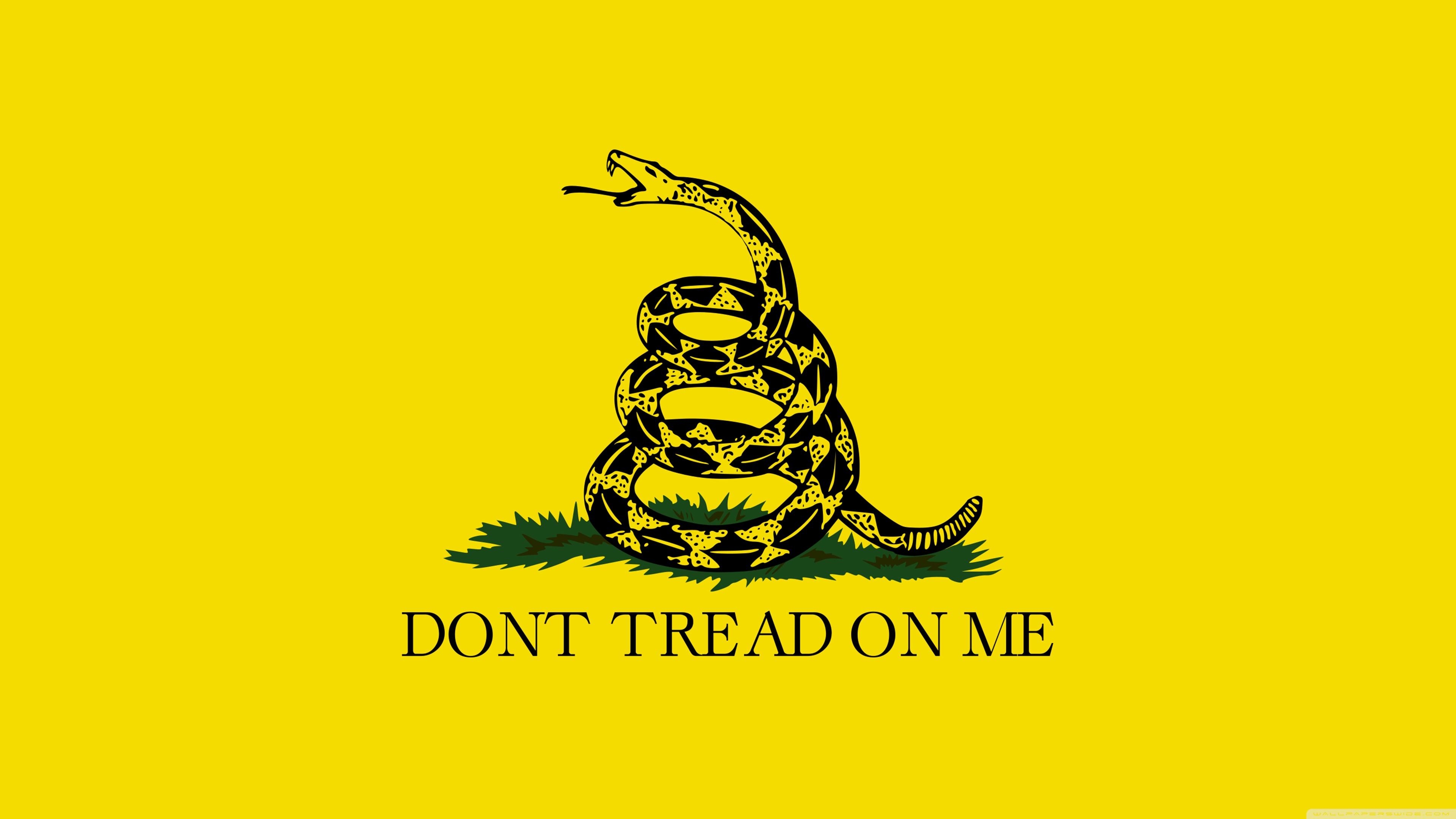 3840x2160 DONT TREAD ON ME ❤ 4K HD Desktop Wallpaper for • Wide & Ultra, Desktop