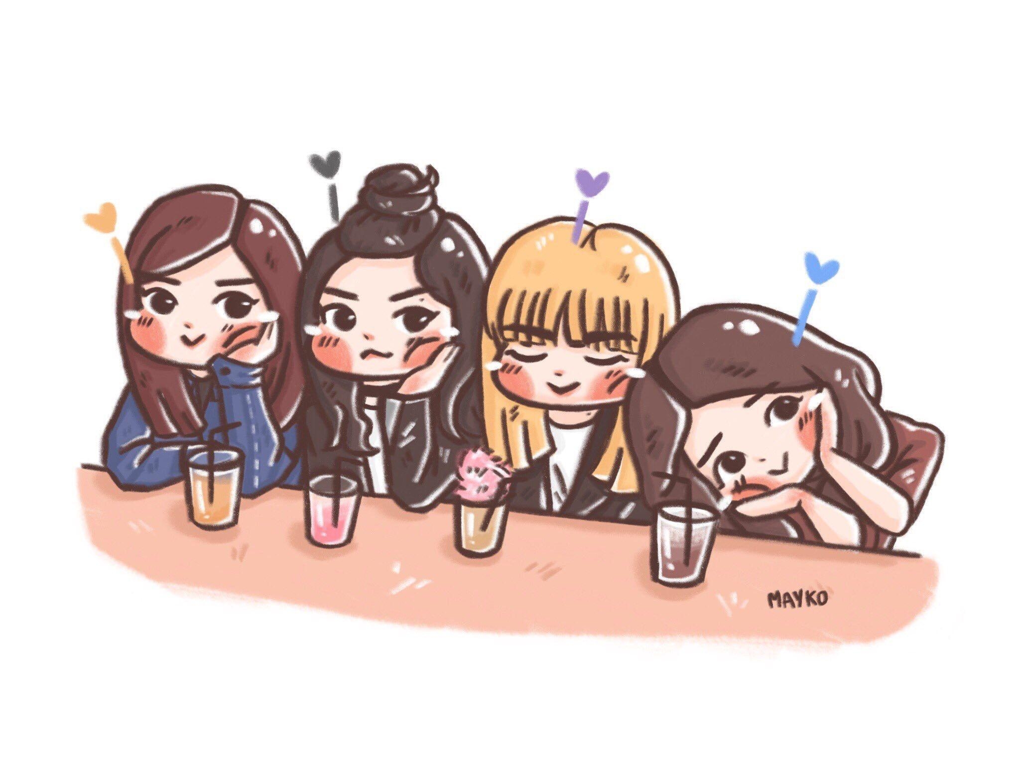 2050x1540 Blackpink Chibi Wallpaper Free Blackpink Chibi, Desktop