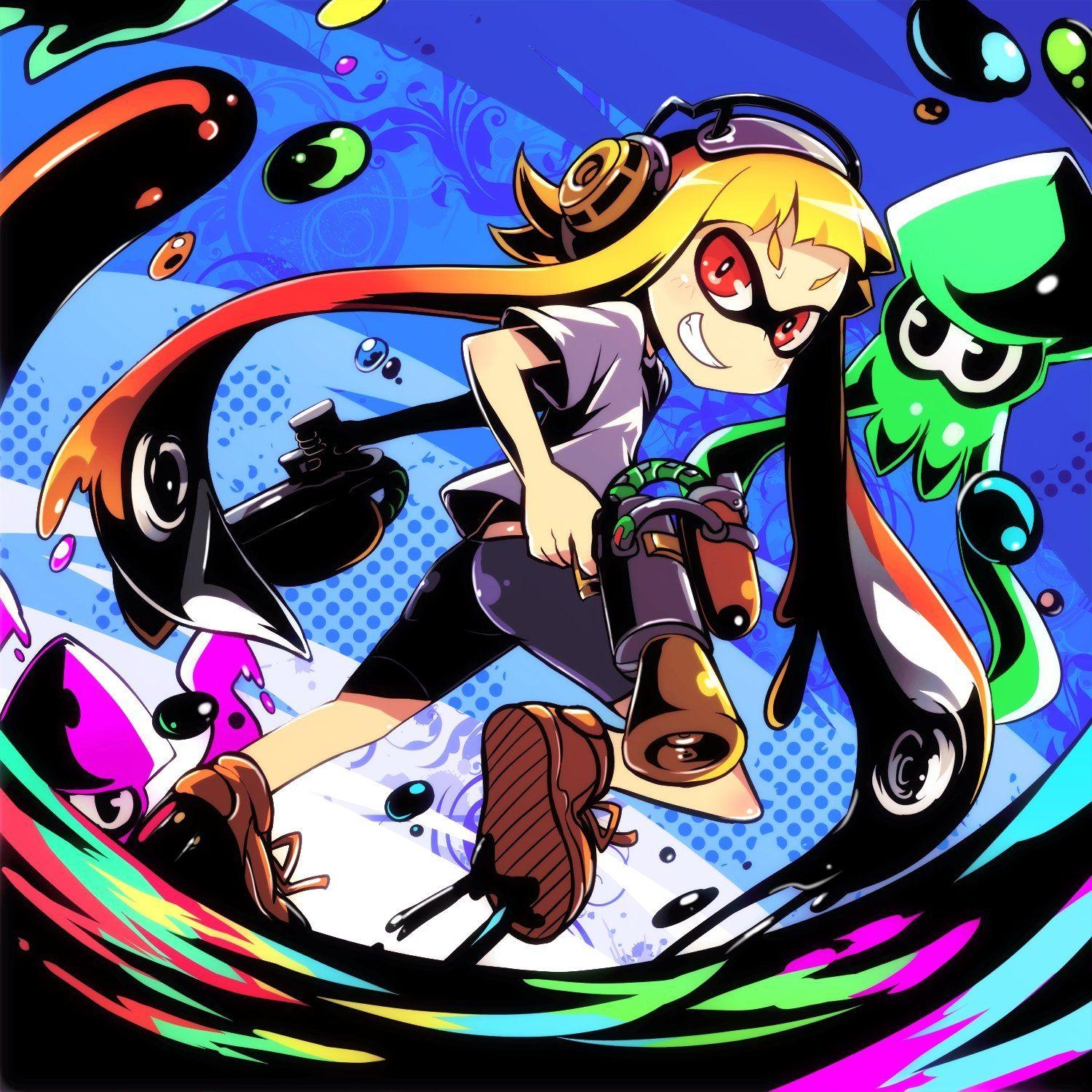 1500x1500 splatoon wallpaper, Phone