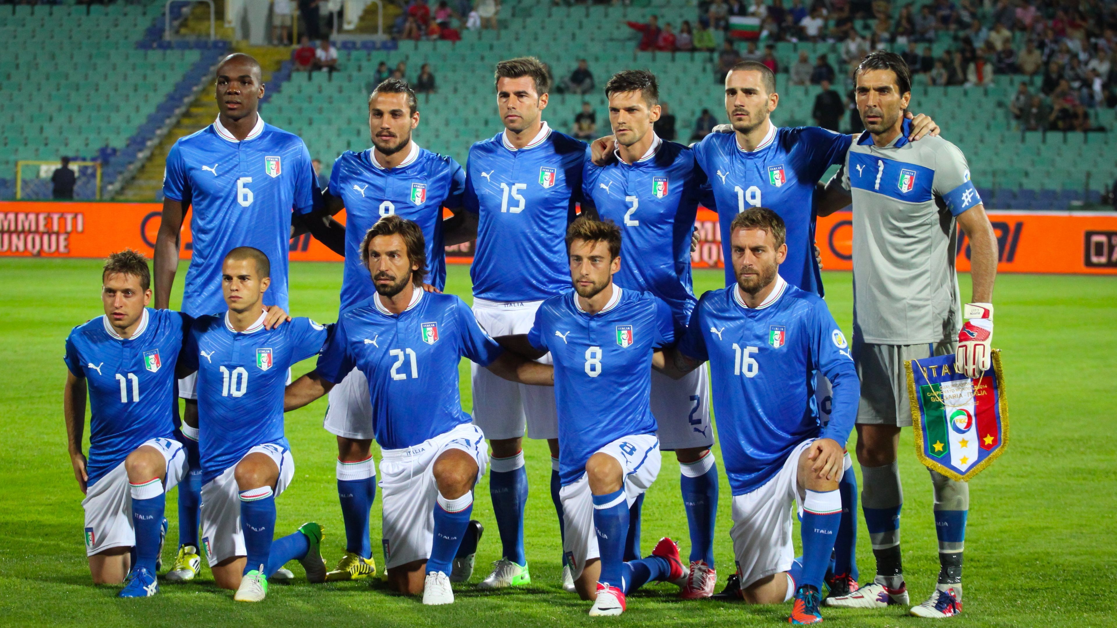 3840x2160 National Football Team of Italy wallpaper, Desktop