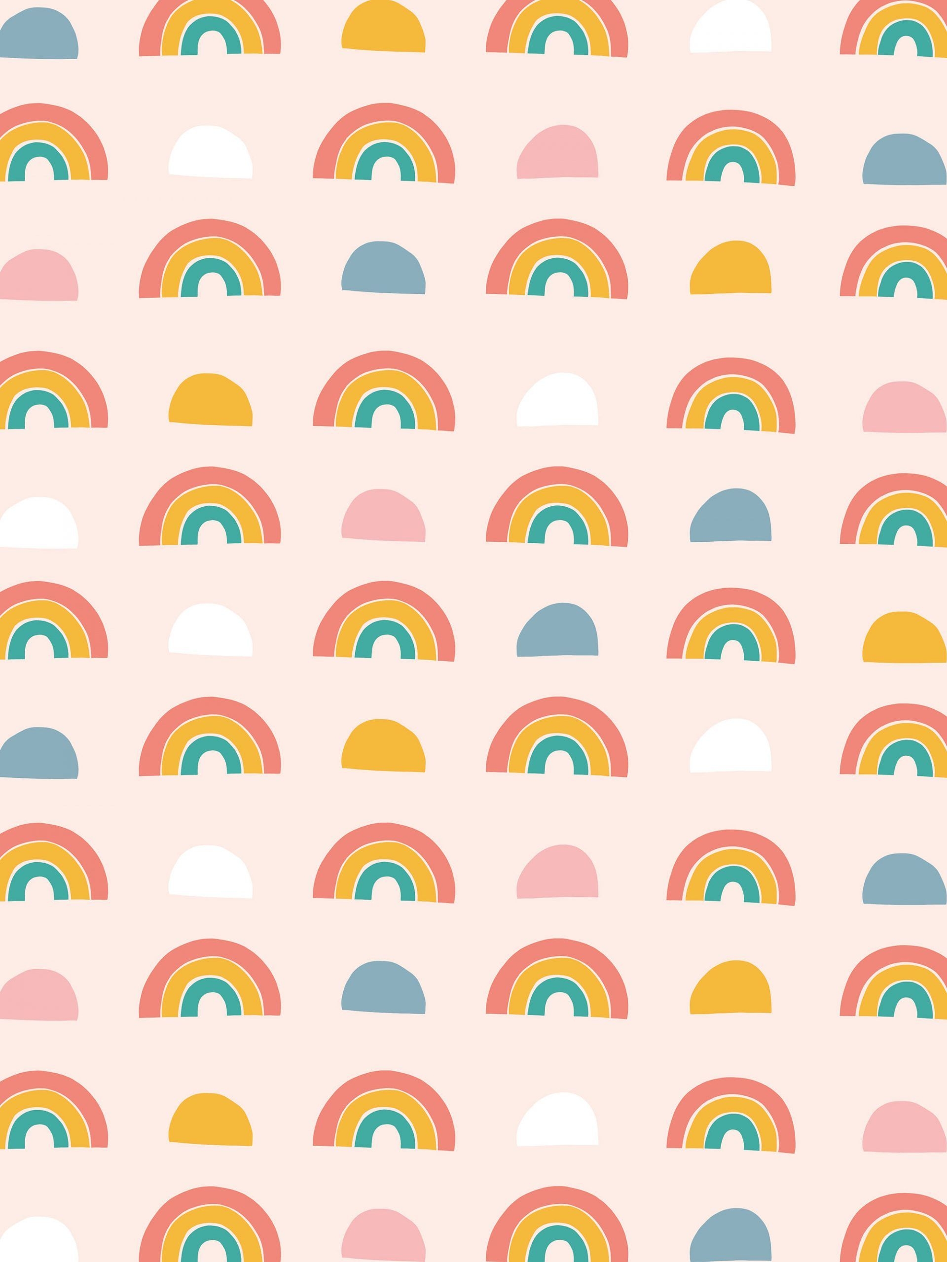 1920x2560 Rainbow patterned desktop, tablet and phone wallpaper, Phone