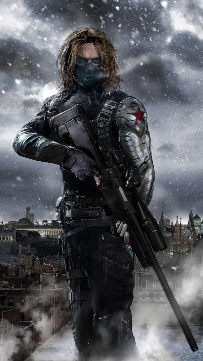 670x1200 image about Winter Soldier. The winter, Bucky, Phone