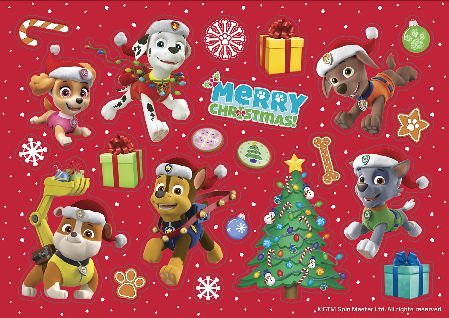 1500x1070 Paper Projects 01.70.40.004 Paw Patrol Letter to Santa Pack. Also Includes Door Hanger, Stickers, and Envelope. Perfect for Christmas, Multicoloured, 26cm x 15cm, Toys & Games, Desktop