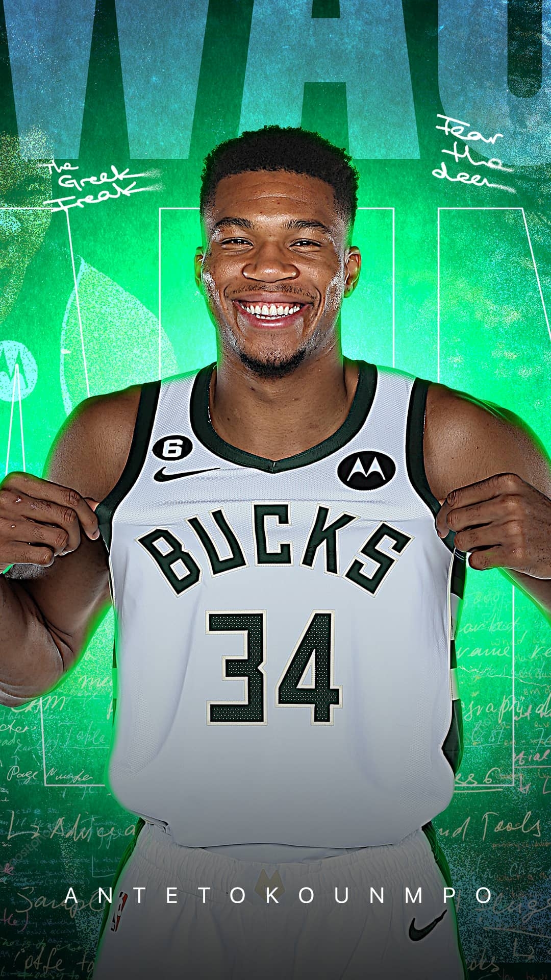 1080x1920 Wallpaper Milwaukee Bucks, Phone