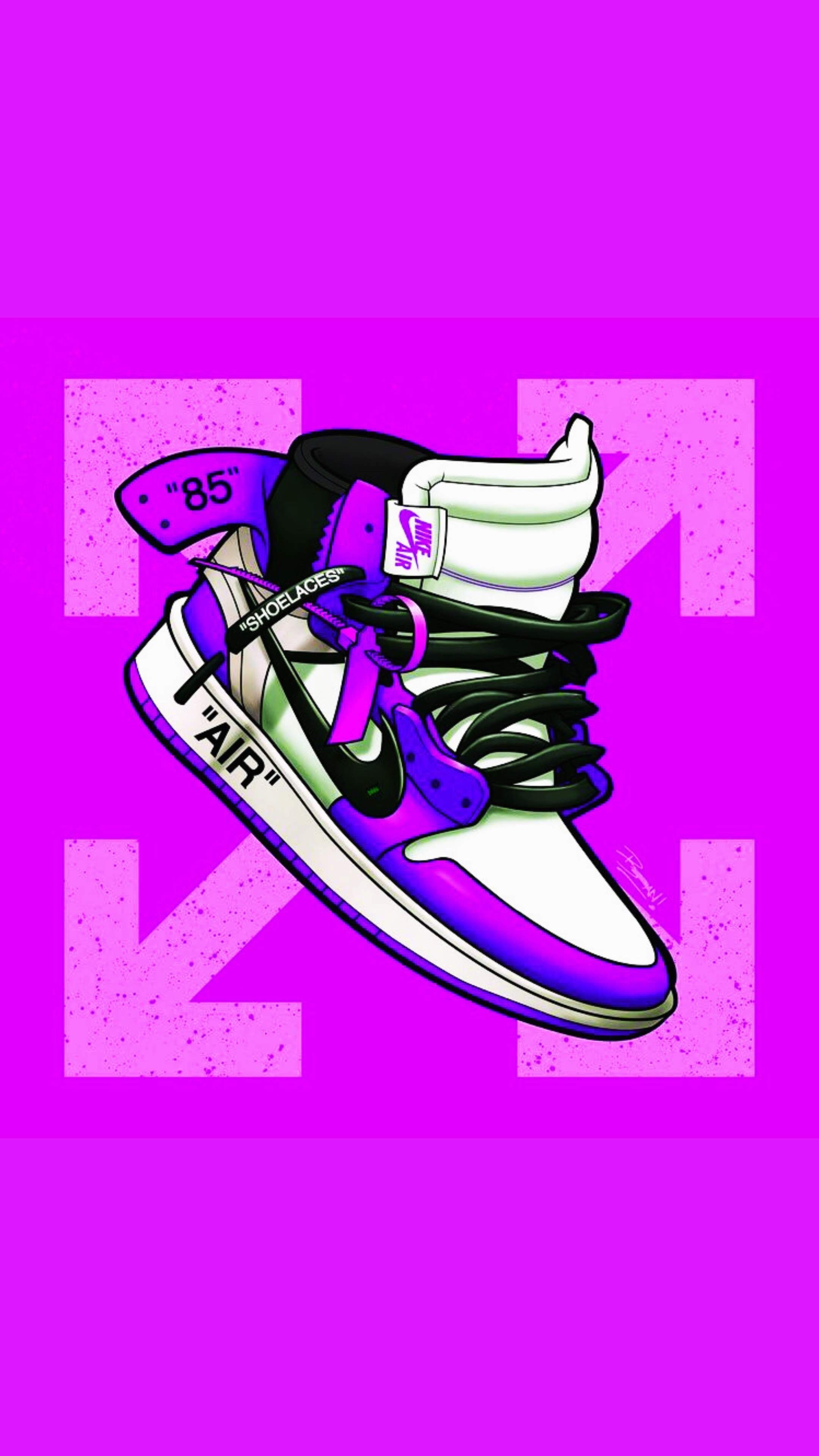 2160x3840 Cartoon Sneaker Wallpaper Free Cartoon Sneaker Background, Phone